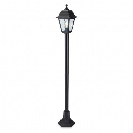 Firstlight Oslo 8348BK 4 Panel Post Lantern (Black)