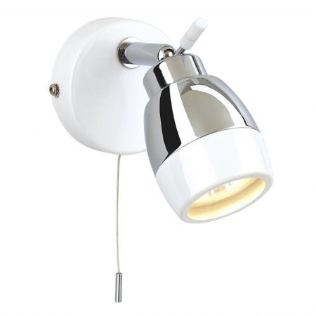 Firstlight Marine 8201WH Bathroom Spotlight (Chrome + White)