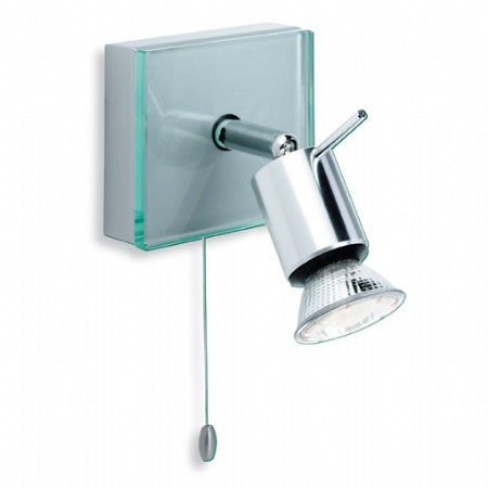 Firstlight Aqua 5512AL Wall Spotlight (Glass + Aluminium)