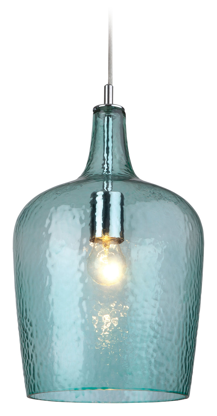 Firstlight Glass Pendant Light (Aqua Glass)