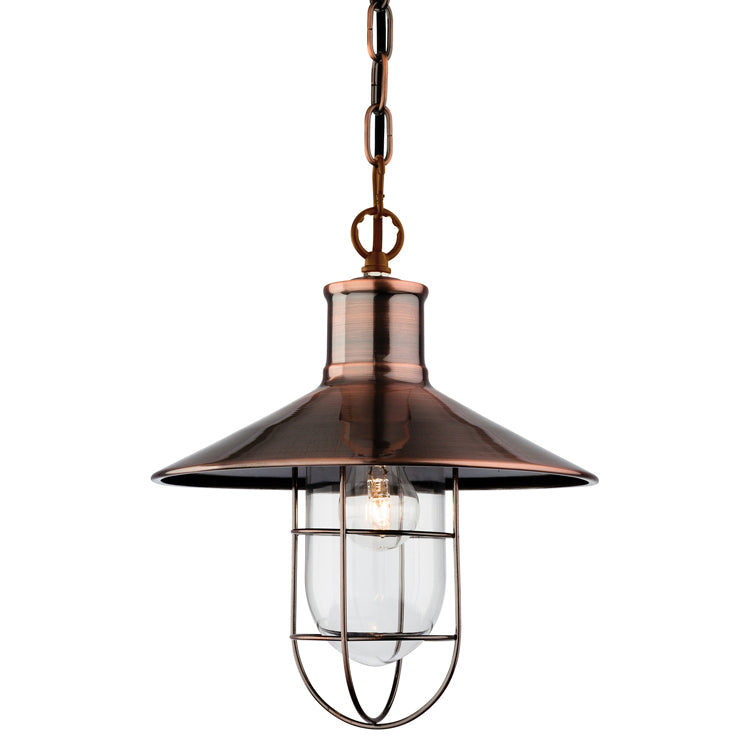 Firstlight Crescent Pendant Light (Antique Copper)
