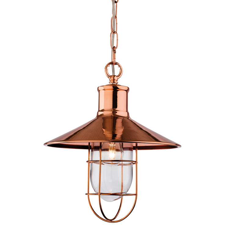 Firstlight Crescent Pendant Light (Copper)