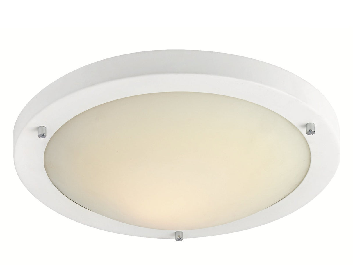 Firstlight 2740WH Rondo Flush Light (Matt White)
