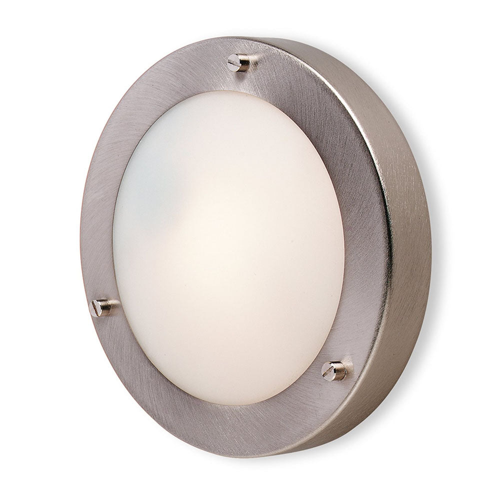 Firstlight Rondo Ceiling/Wall Light (Brushed Steel)