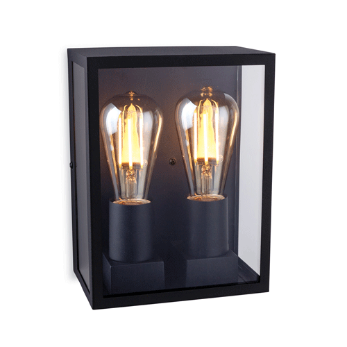 Firstlight 2818BK Houston Wall Light (Black)