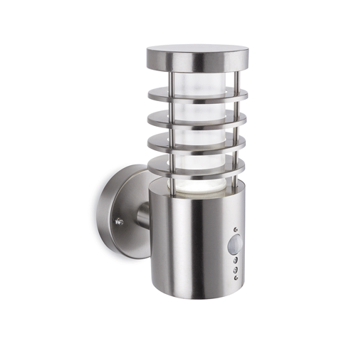 Firstlight 2828ST Tamar LED Wall Light with PIR (Stainless Steel)