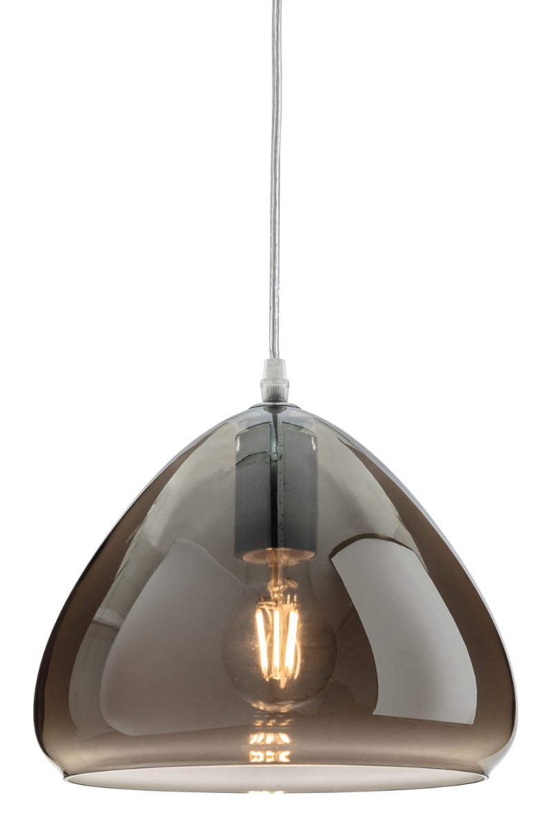 Firstlight 2859CH Willis Pendant (Chrome with Smoked Glass)
