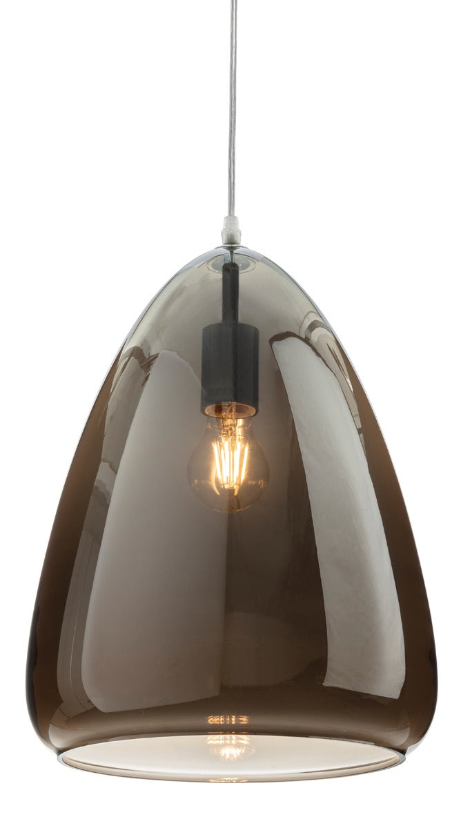 Firstlight 2861CH Willis Pendant (Chrome with Smoked Glass)