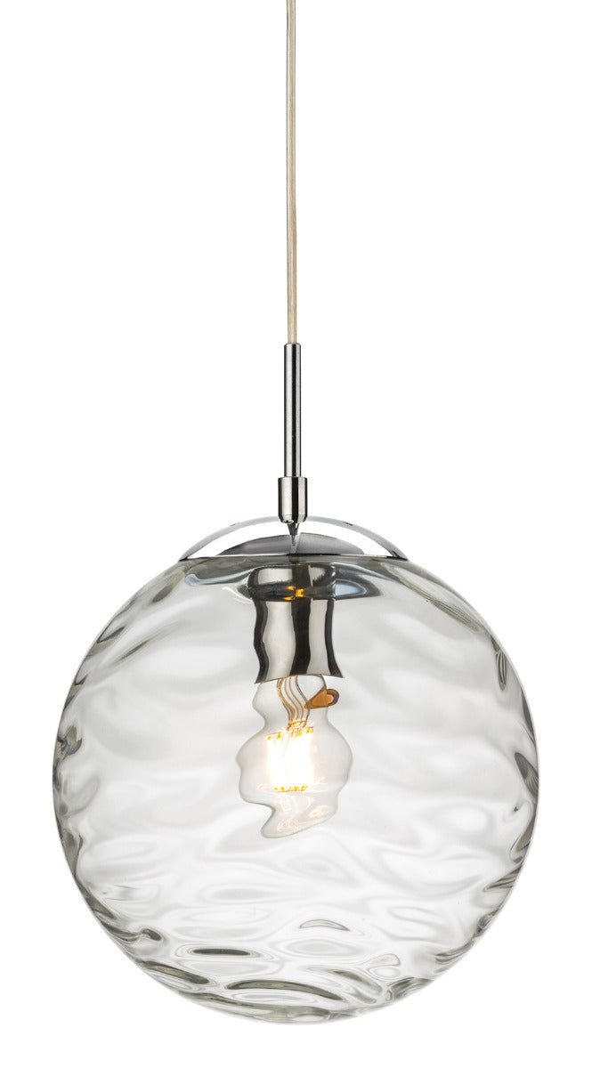 Firstlight 2929CL Mercury Pendant (Chrome with Clear Glass)