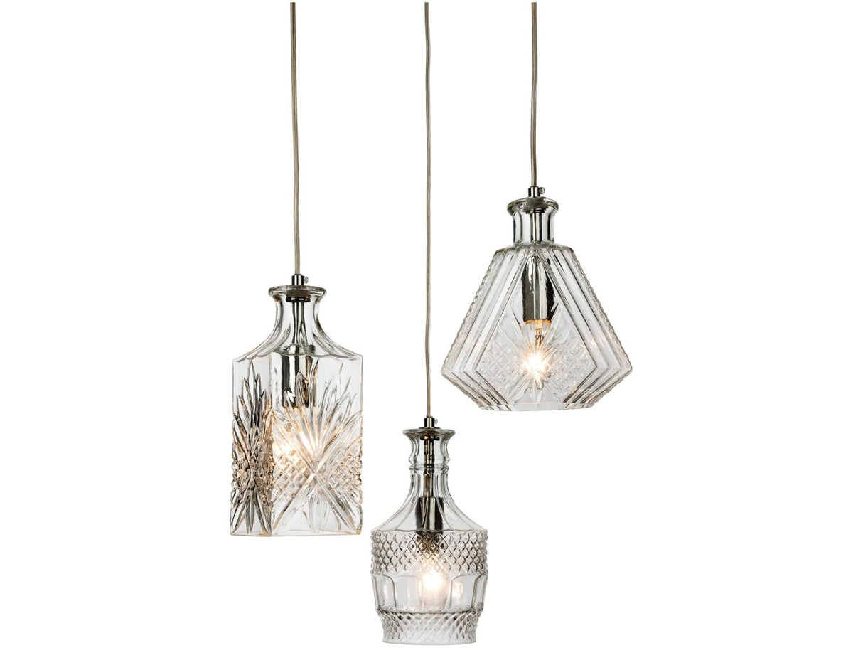 Firstlight 3450CH Decanter 3 Light Pendant