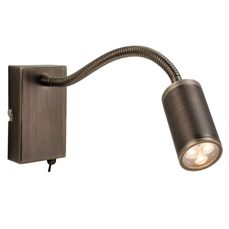 Firstlight 3454BZ Orion LED Flexi Wall Light