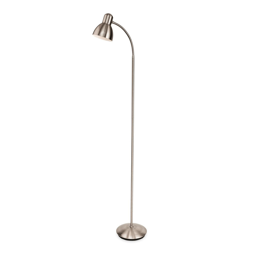 Firstlight Morgan Floor Lamp (Brushed Steel)