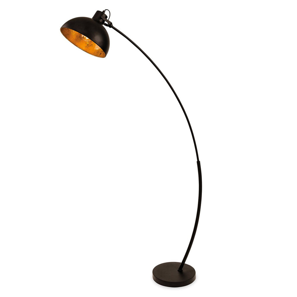 Firstlight Lotus Floor Lamp (Black/Gold)