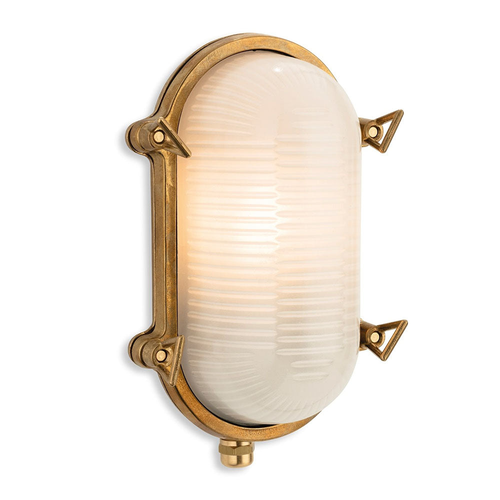 Nautic Bulkhead Solid Brass 3848BR