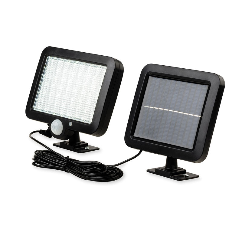 Sonic LED Solar Security Wall Light PIR 3866BK