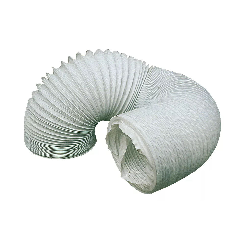 PVC Flexible Ducting Hose White 3m x 100mm