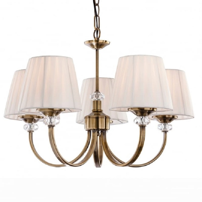 Firstlight 4863AB Langham 5 Lamp Ceiling Light