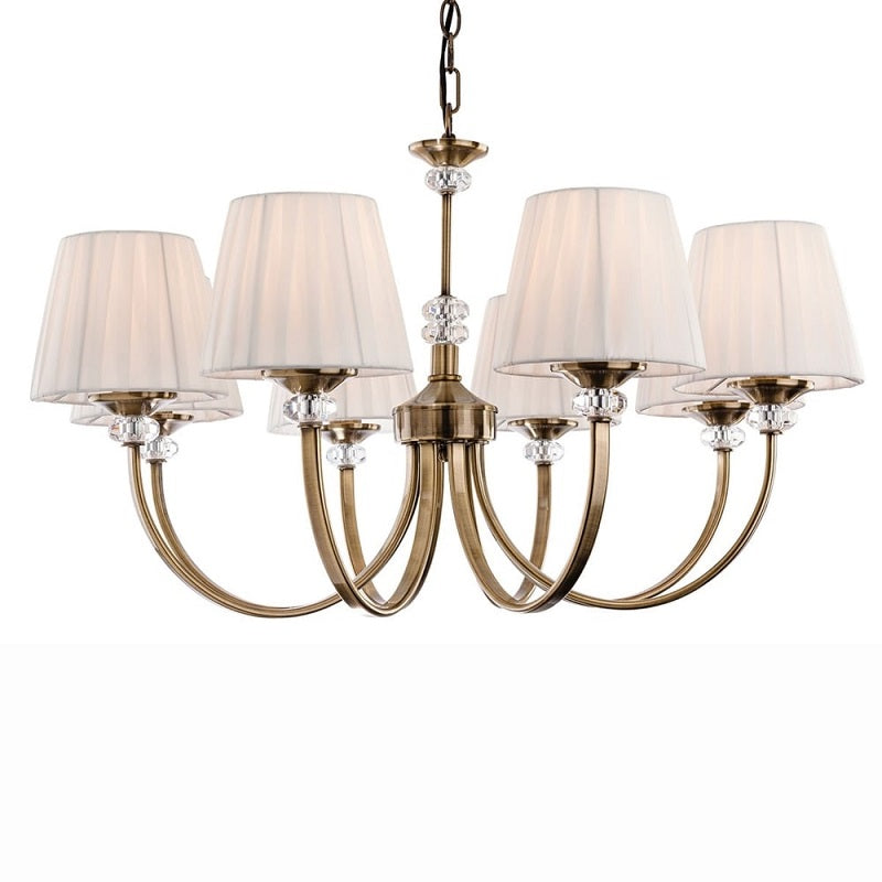 Firstlight 4864AB Langham 8 Lamp Ceiling Light