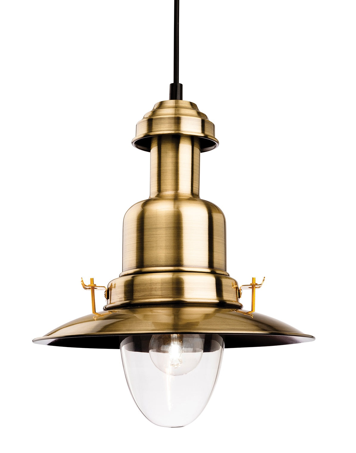 Firstlight Fisherman Pendant Light (Antique Brass)