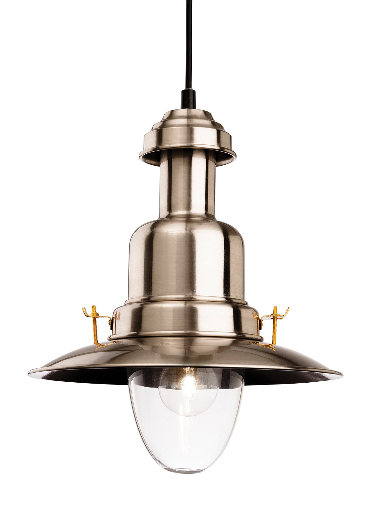 Firstlight Fisherman Pendant Light (Brushed Steel)