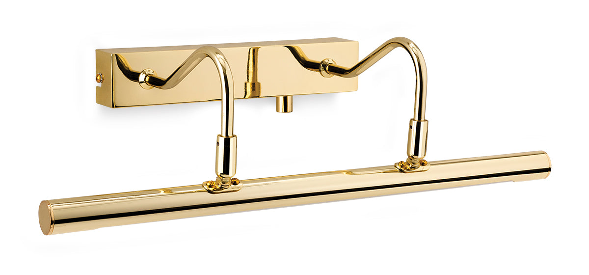 Firstlight 4893BR Dimmable LED Picture Light (Polished Brass)