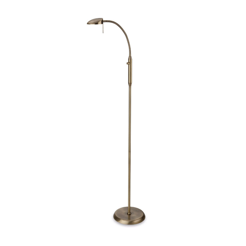 Firstlight 4927AB Milan LED Floor Lamp (Antique Brass)