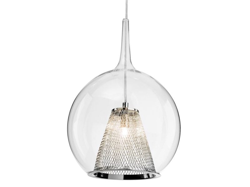Firstlight 4929CH Arlo Pendant (Chrome with Clear Glass)