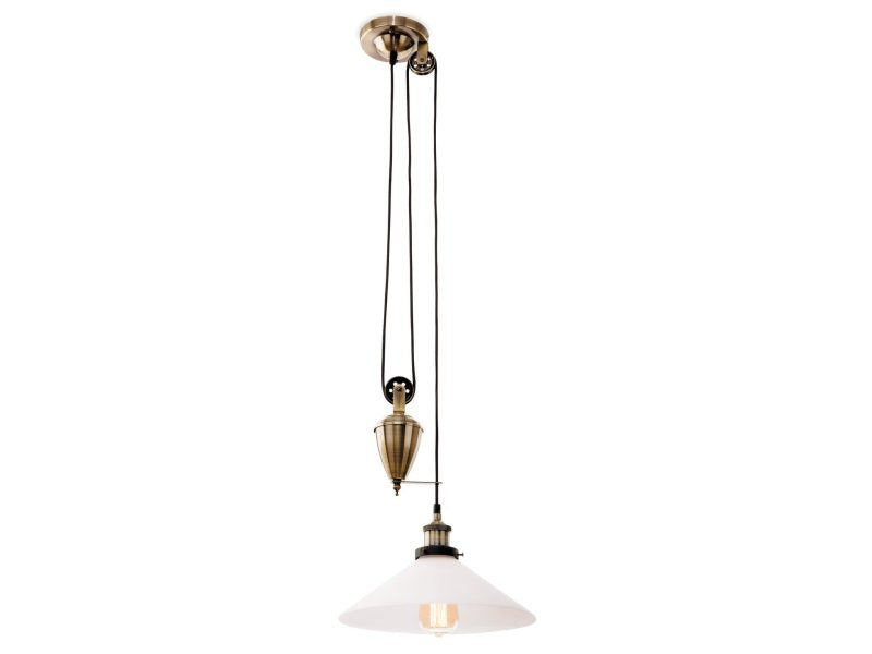 Firstlight 5903AB Empire Rise & Fall Pendant Light