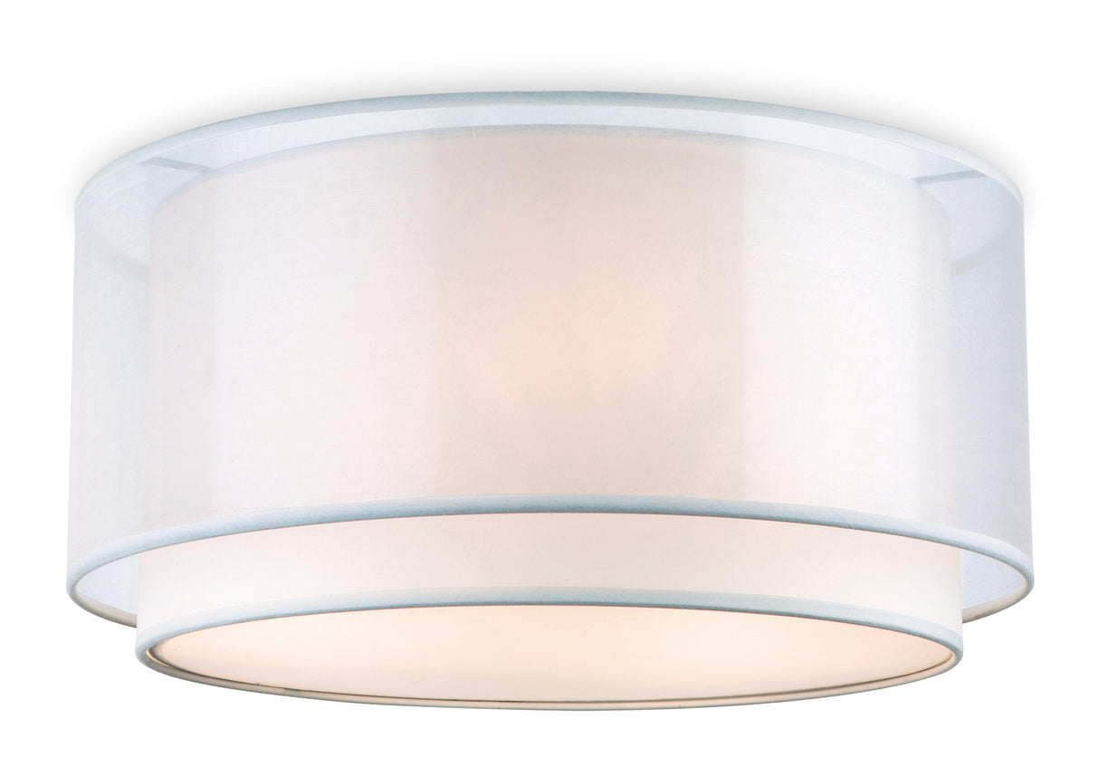 Firstlight Chicago Flush Ceiling Light (Cream)