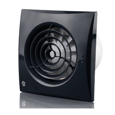 BLAUBERG CALM 100T BLACK Extractor Fan 100mm Zone 1 Timer