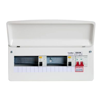 FuseBox F2011DA Dual RCD Consumer Unit 11 Way