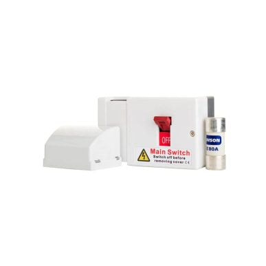 FuseBox 80A Switch Fuse 1P&N FMS080