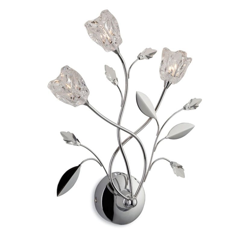 Firstlight Cindy 8360CH 3lt Wall Light (Chrome)
