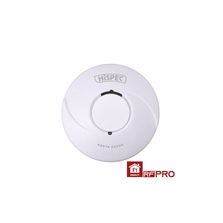Hispec HSA/BP/RF10-PRO Radio Frequency Lithium Battery Smoke Detector with 10yr Sealed Lithium Battery