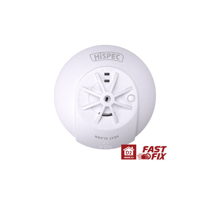 Hispec Wireless Mains Heat Alarm HSSA/HE/RF