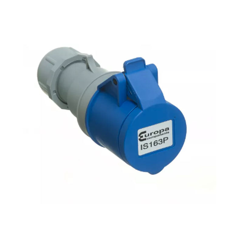 Europa IS163P 16A Industrial Socket 240V 2P + E