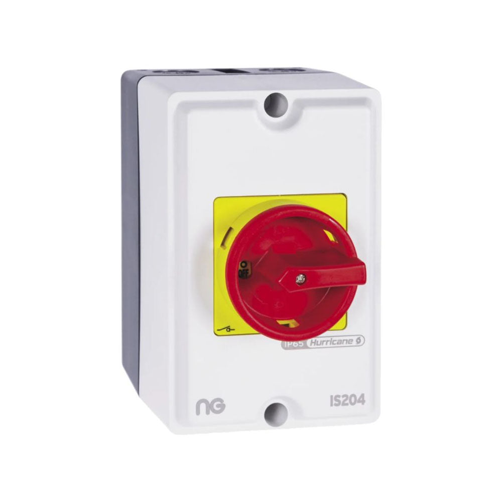 Niglon IS204 Rotary Isolator Insulated 20A 4 Pole