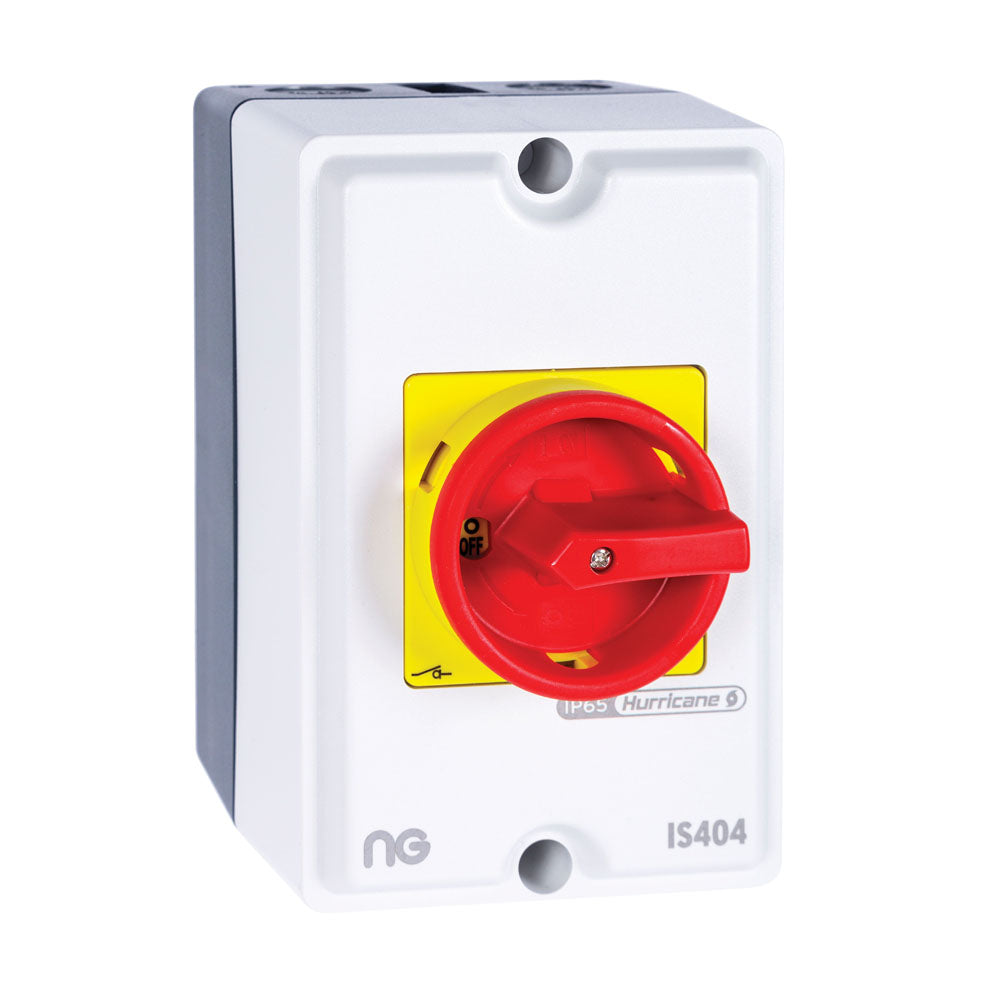 Niglon IS404 Rotary Isolator Insulated 40A 4 Pole