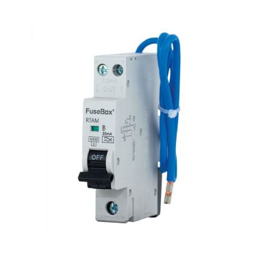 FuseBox Mini RCBO Type A 2P 30mA 6kA B (Bi-Directional)