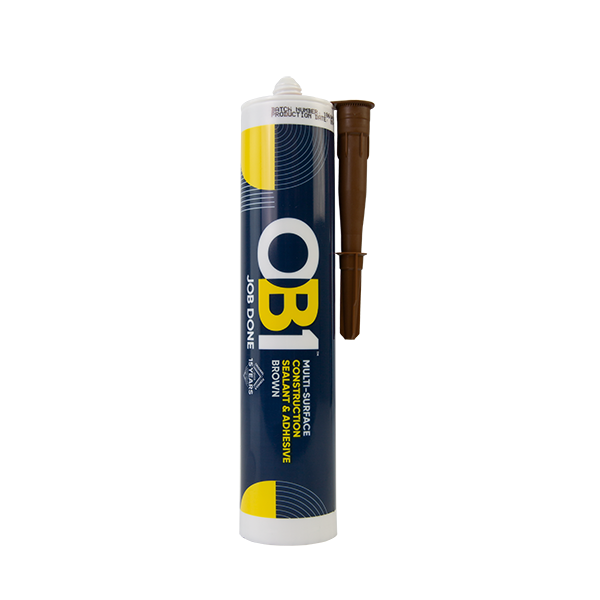 Unicrimp OB1SCS290B OB1 Sealant + Adhesive - Brown