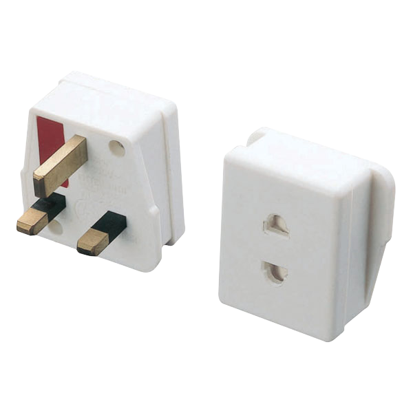 Click PA040 Adaptors and Trailing Sockets 13A Shaver Aadaptor 1 Amp Fused
