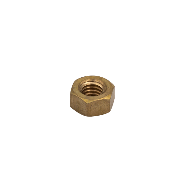 Unicrimp QBFHN6 M6 Br Hex Nut PK100