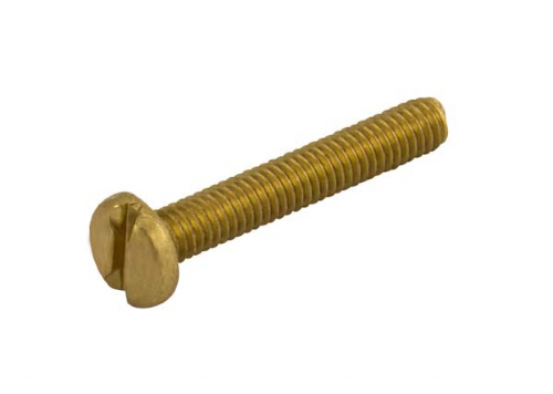 Unicrimp QMS4-50B M4X50 Brass Pan Head Screw
