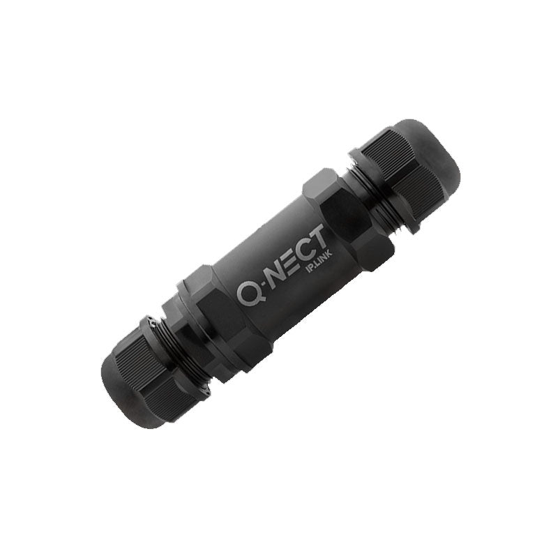 Unicrimp 5 Pole 2 Way 24A IP68 Inline Connector QOE3052BLK