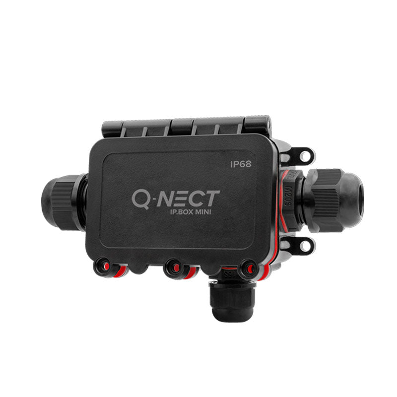 Unicrimp 4 Pole 3 Way 24A (M16+M20) Connection Box QOE8343BLK