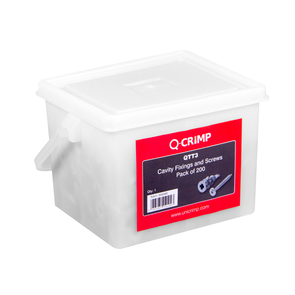 Unicrimp QTT3 Trade Tub Cavity Fixings