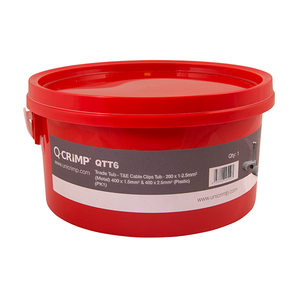 Unicrimp QTT6 Trade Tub T&E Clips