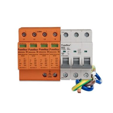 FuseBox SPDCUKITT2TPN Three Phase Surge Protection Kit