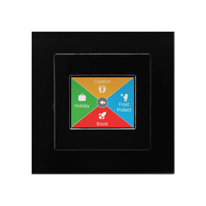 Heat Mat NGTouch Black Thermostat with Black Surround