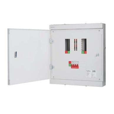 FuseBox TPN04FB 4 Way TPN Distribution Board 125A